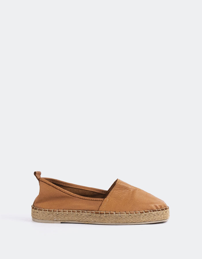 L'INTERVALLE Medusa Chaussures Espadrille pour femmes Ocre Cuir (7080612397136)