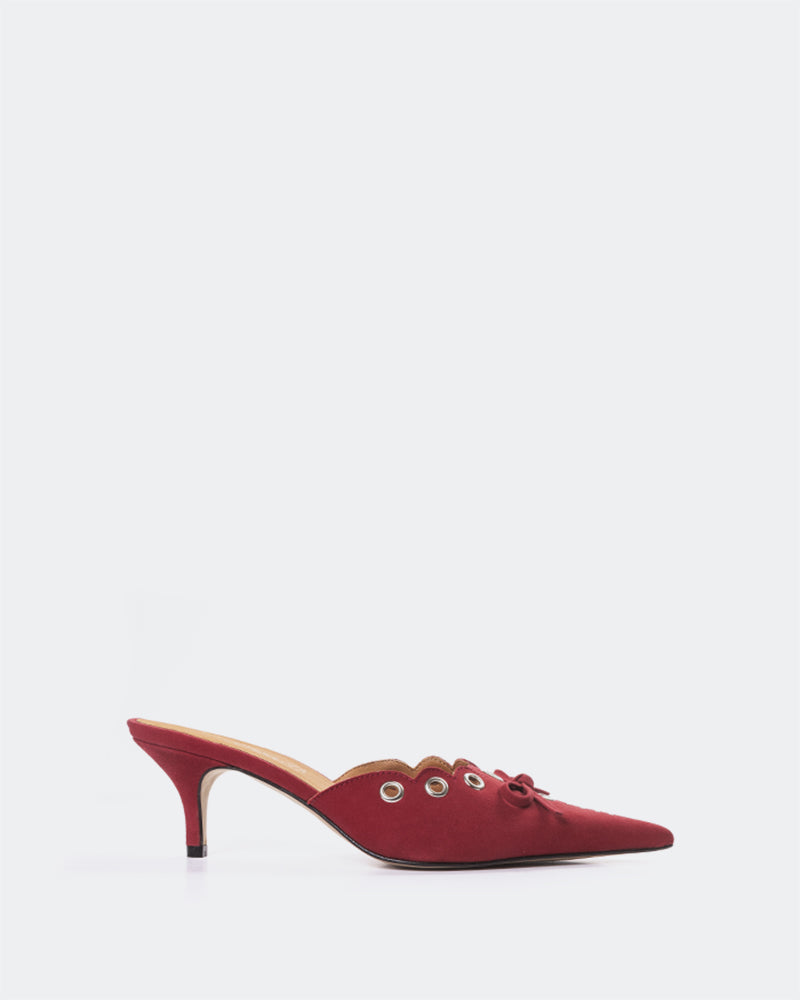 Melba Red Suede