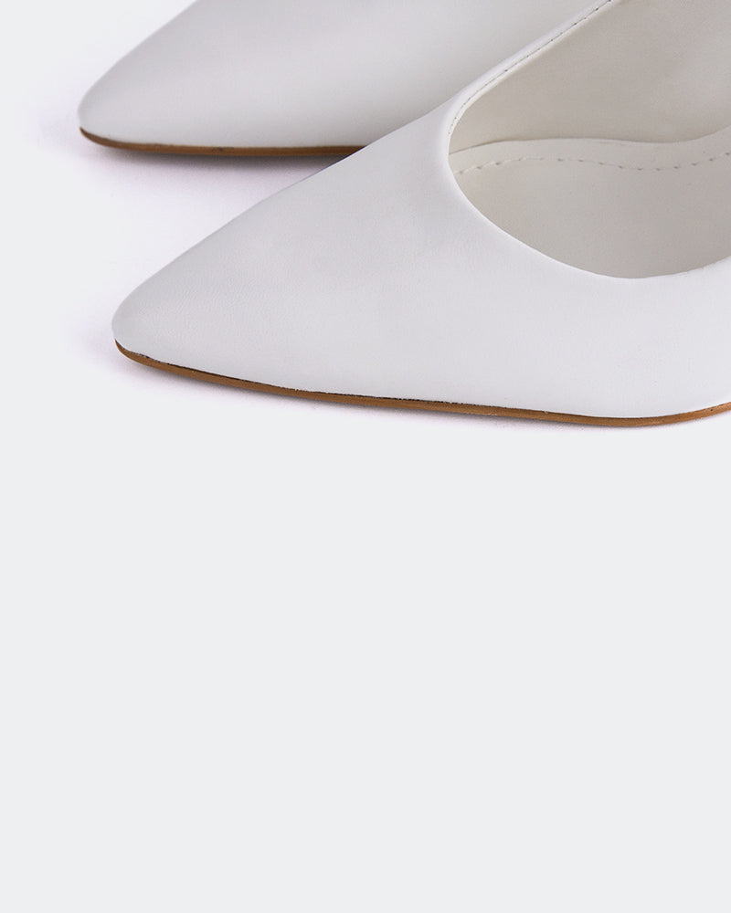 L'INTERVALLE Morisha Women's Shoe Slingback White Leather
