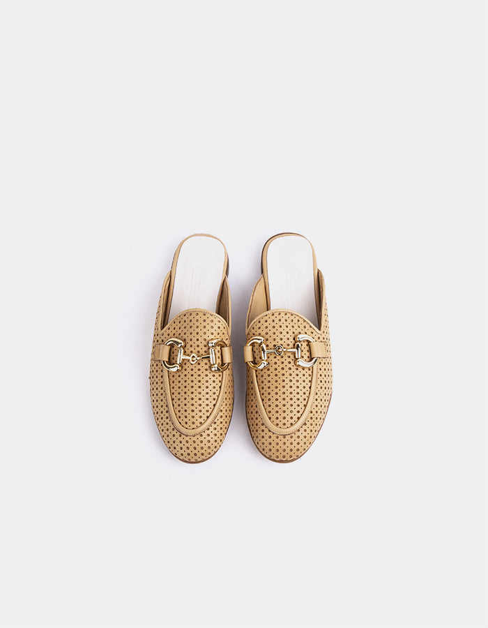L'INTERVALLE Nineveh Women's Shoe Loafer Camel Leather