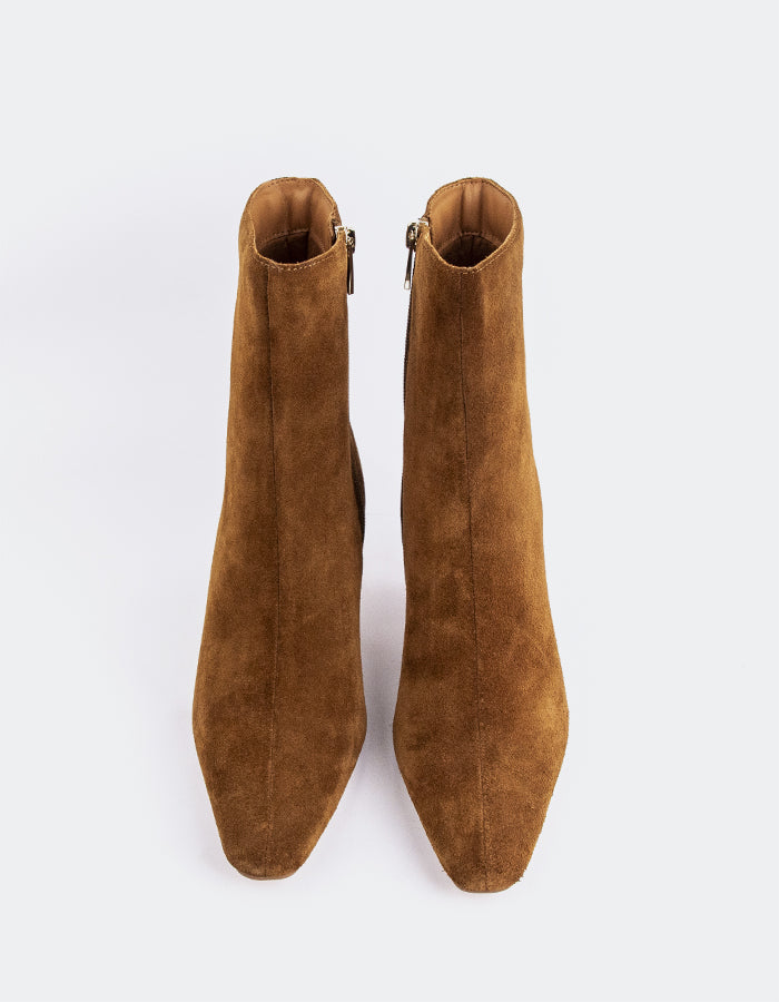 L'INTERVALLE Nosara Bottines pour femme Ocre Suède