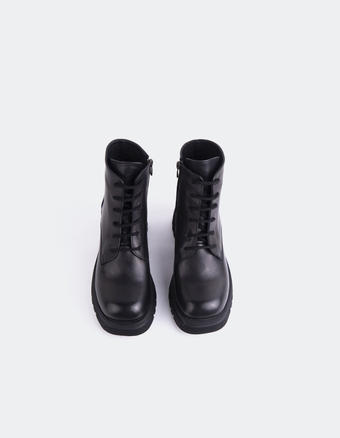 L'INTERVALLE Nuriel Bottines pour femmes Noir Cuir