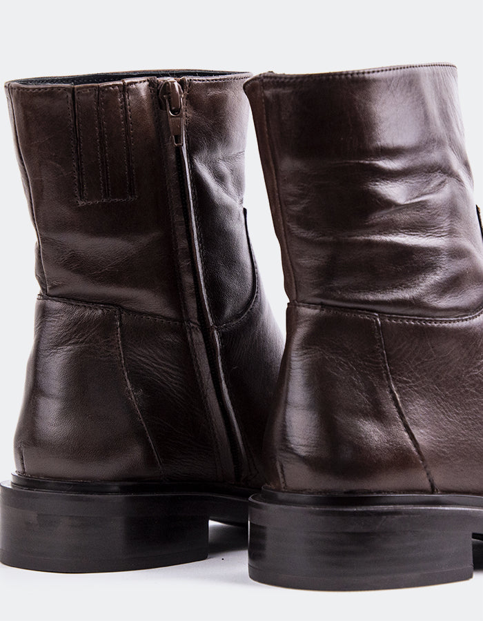 SHELLY SHEN Orosi Bottines pour femmes Brun