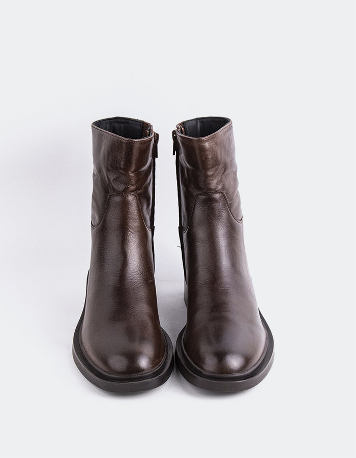 SHELLY SHEN Orosi Bottines pour femmes Brun