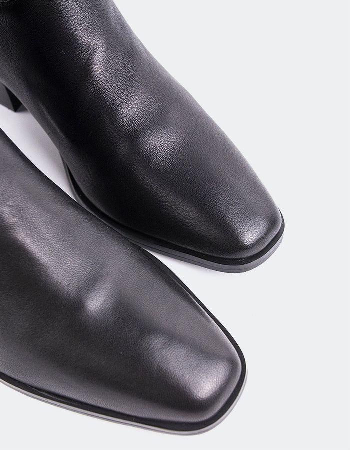 SHELLY SHEN Parrita Bottes hautes pour femmes Noir