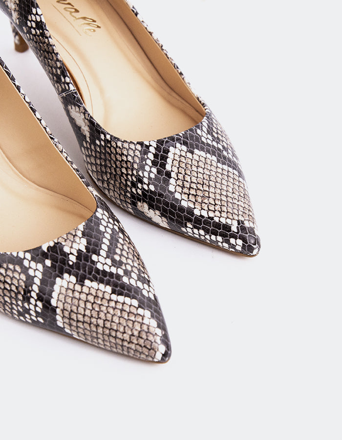 L'INTERVALLE Escarpins  Kitten pour femmes Phlox Serpent Escarpins