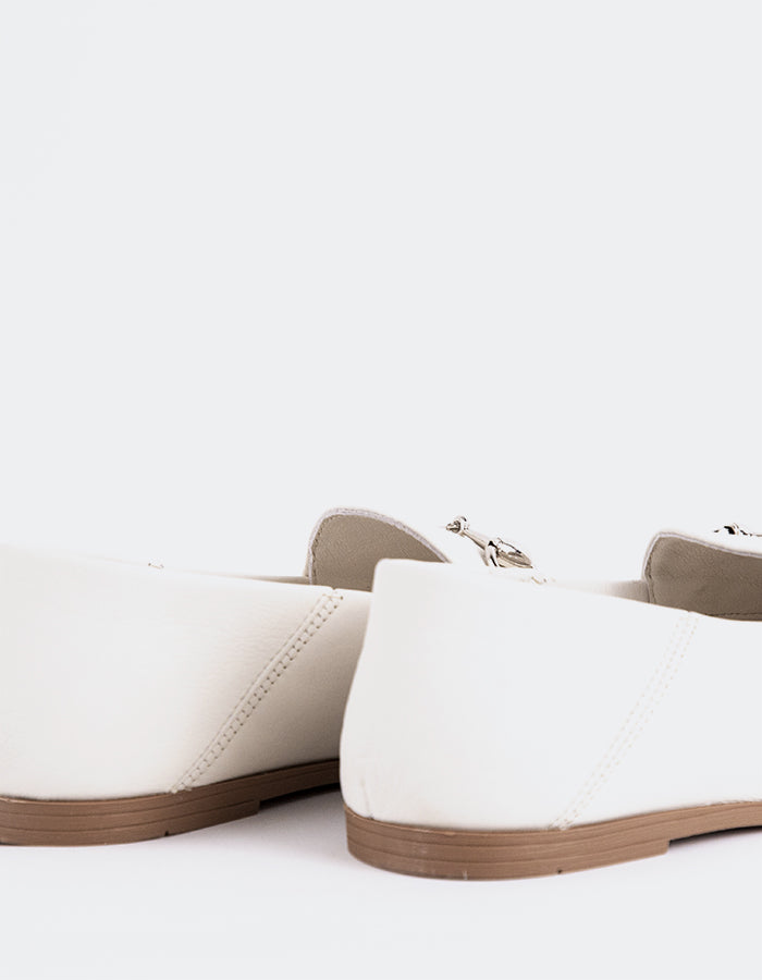 L'INTERVALLE Phyllis Women's Loafer Shoe Ice Leather