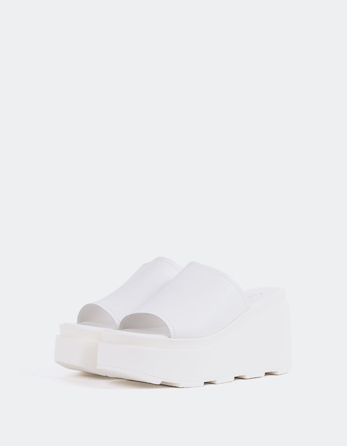 L'INTERVALLE Positive Femme Plateforme Wedge Sandal Blanc