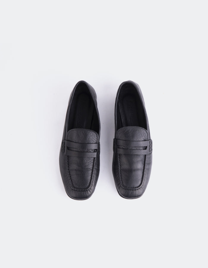 L'INTERVALLE Prism Loafer Femme Noir Cuir