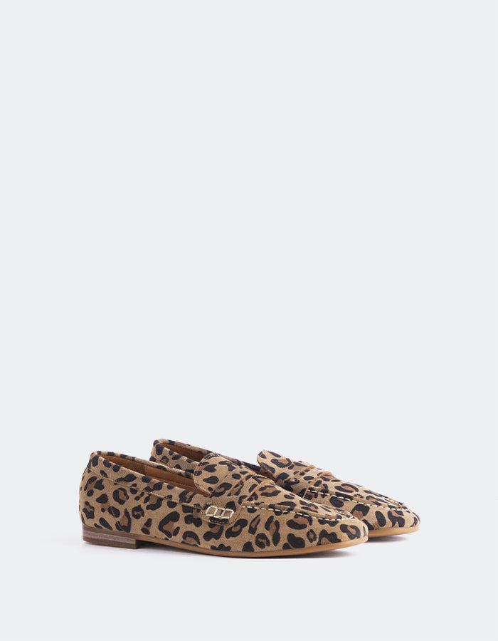 L'INTERVALLE Prism Women's Loafer Leopard Leather