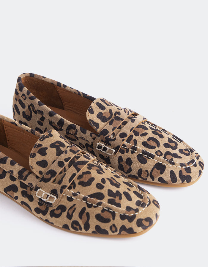 L'INTERVALLE Prism Women's Loafer Leopard Leather