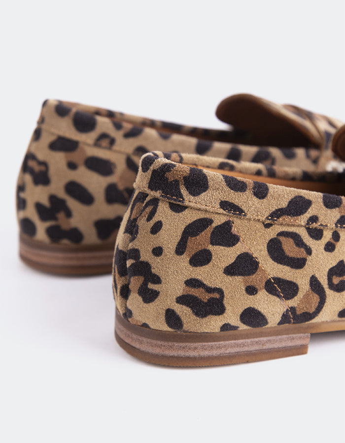 L'INTERVALLE Prism Women's Loafer Leopard Leather