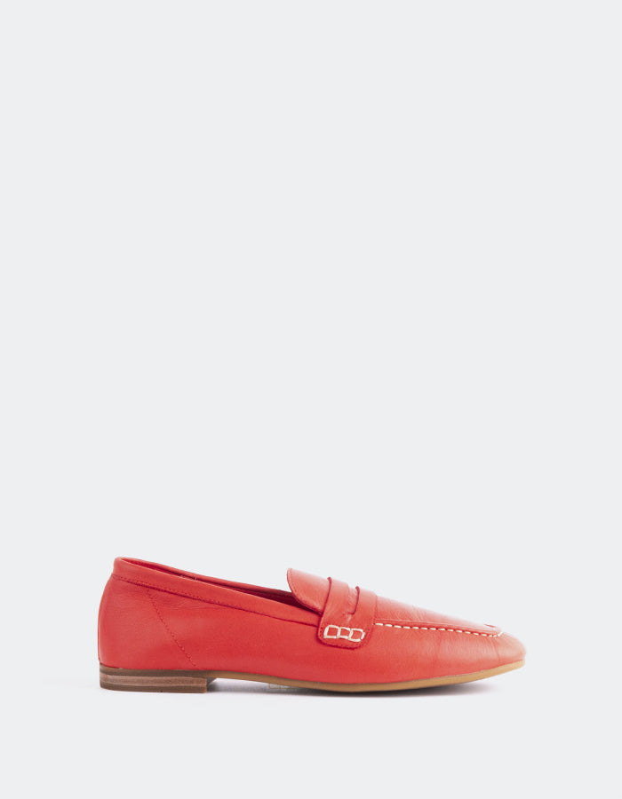 L'INTERVALLE Prism Women's Loafer Red Leather