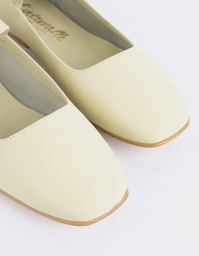 L'INTERVALLE Reubena Women's Mary Jane Shoes Green Leather