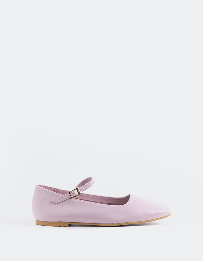 L'INTERVALLE Reubena Women's Mary Jane Shoes Pink Leather
