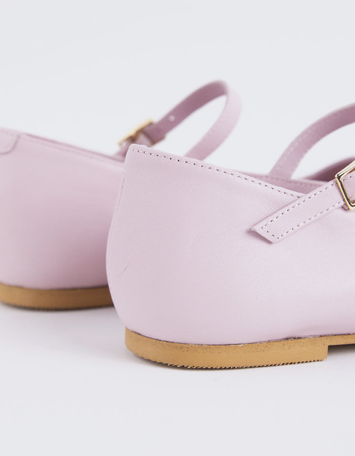 L'INTERVALLE Reubena Women's Mary Jane Shoes Pink Leather