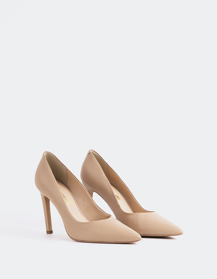 L'INTERVALLE Ritieli Women's Pumps Nude Leather(7136272646224)