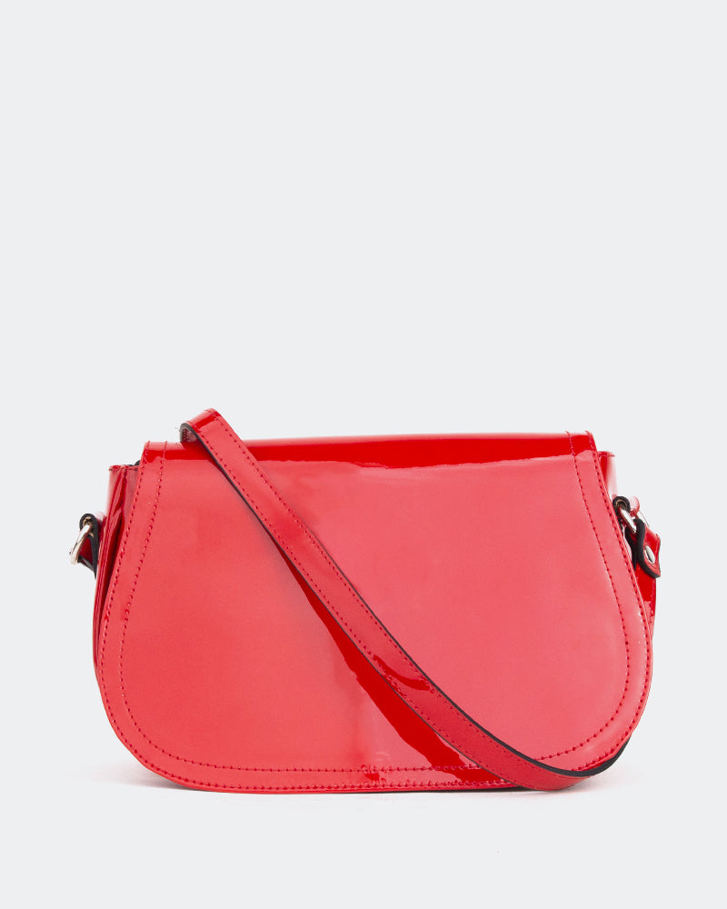 Rombo, Red Patent/Cuir Verni Rouge