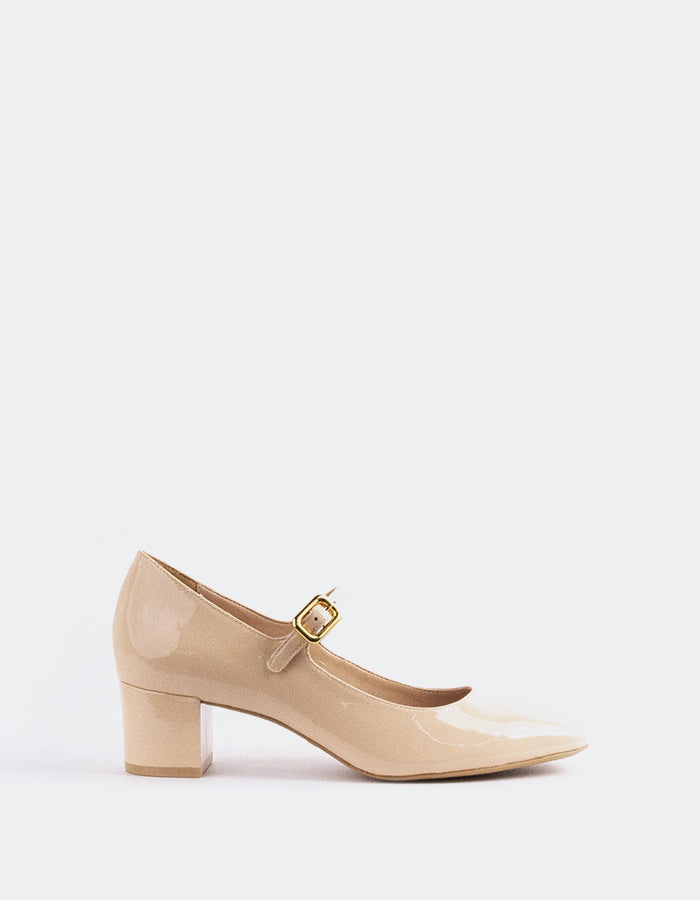 L'INTERVALLE Rosalba Women's Shoe Mary Jane Nude Patent