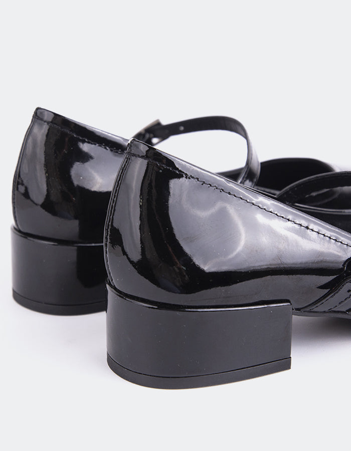 L'INTERVALLE Rosyth Women's Mary-Jane Shoes Black Patent