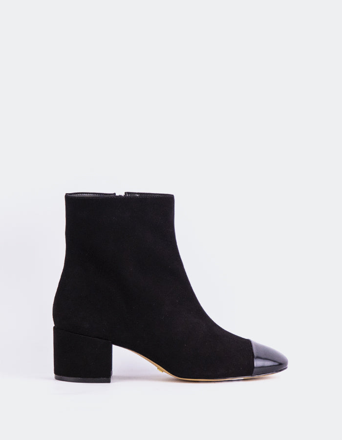 L'INTERVALLE Rosalie Women's Ankle Boots Black Suede