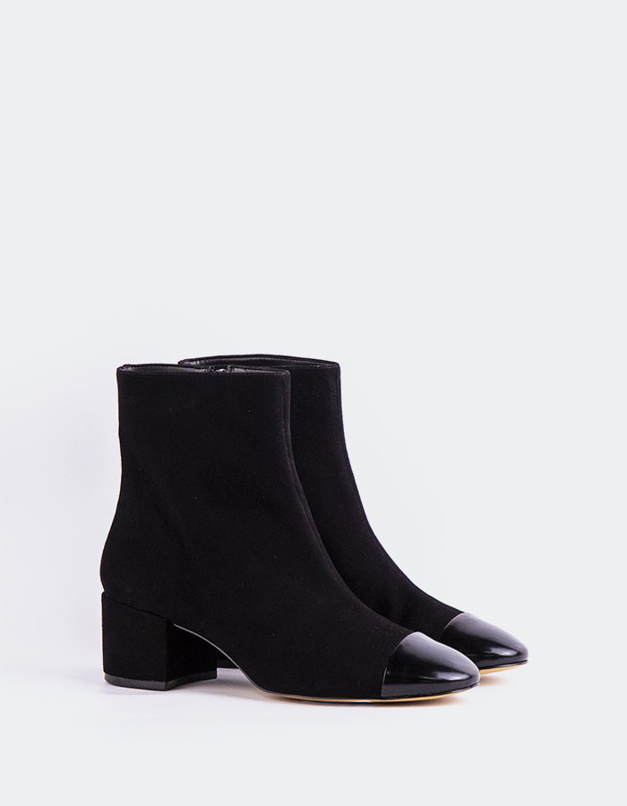 L'INTERVALLE Rosalie Women's Ankle Boots Black Suede