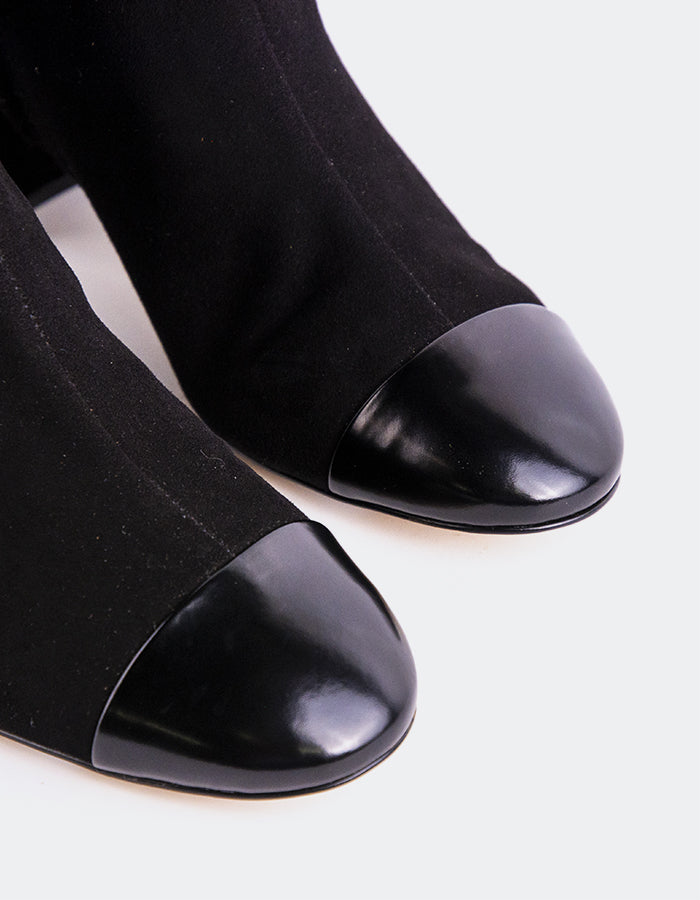 L'INTERVALLE Rosalie Women's Ankle Boots Black Suede