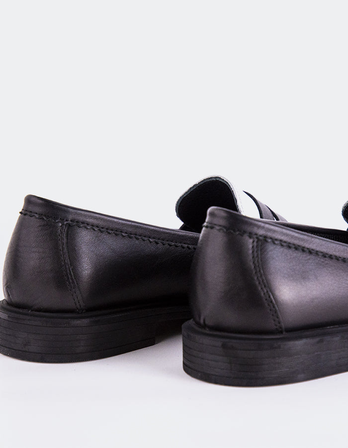 L'INTERVALLE Safiya Mocassins pour femmeNoir