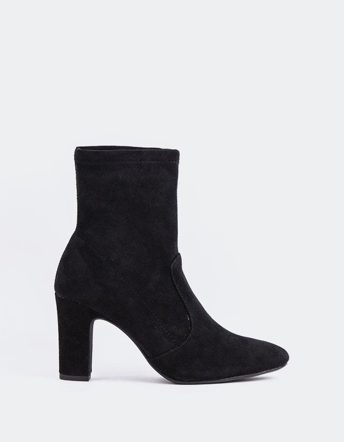 L'INTERVALLE Bottines pour femme Salford Noir Suède