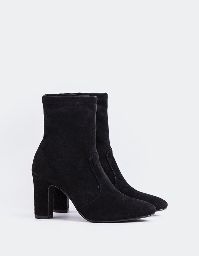 L'INTERVALLE Bottines pour femme Salford Noir Suède