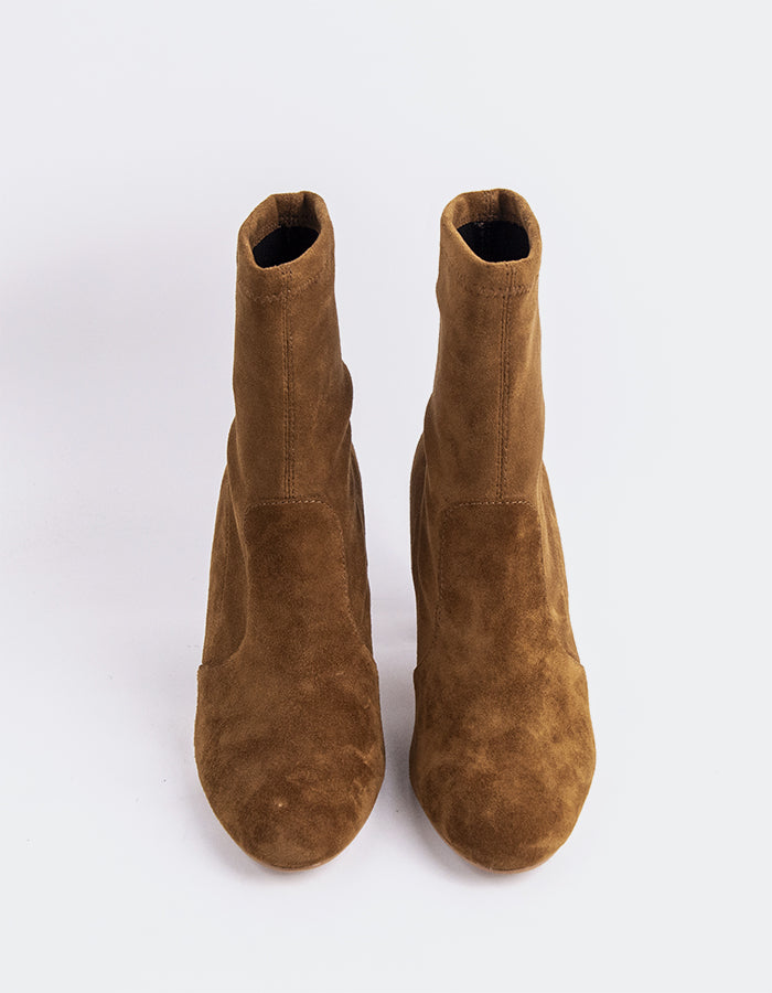 L'INTERVALLE Bottines pour femme Salford Ocre  foncéSuède