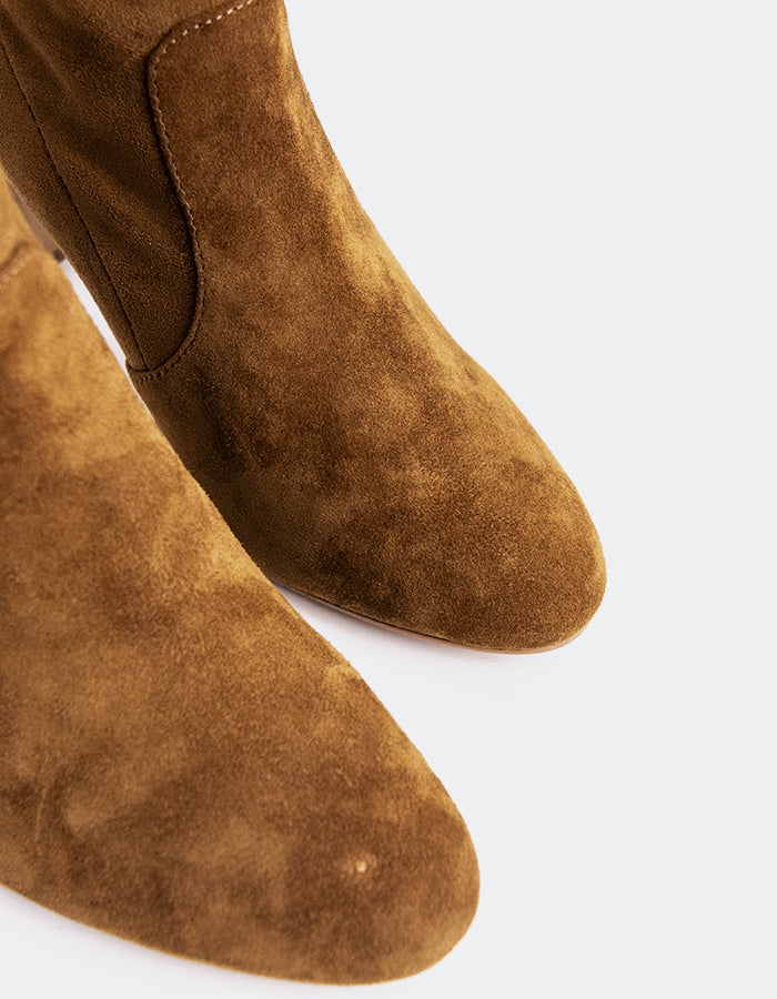 L'INTERVALLE Bottines pour femme Salford Ocre  foncéSuède