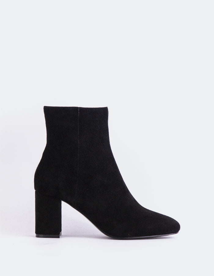 L'INTERVALLE Sarchi Bottines pour femmes Noir Suède