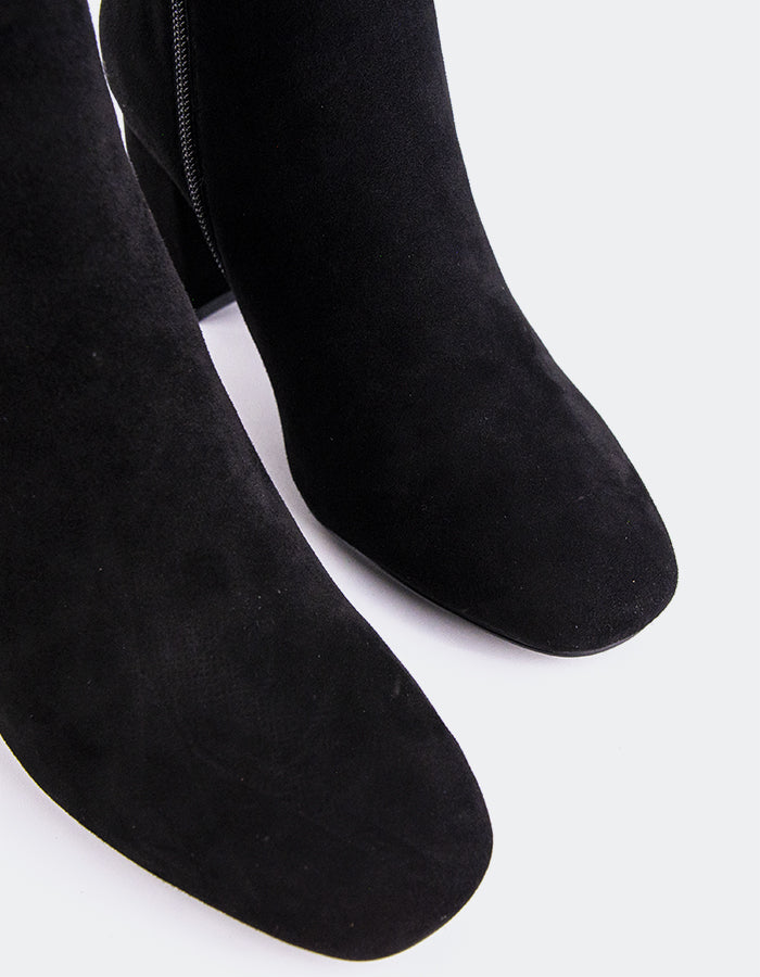 L'INTERVALLE Sarchi Bottines pour femmes Noir Suède