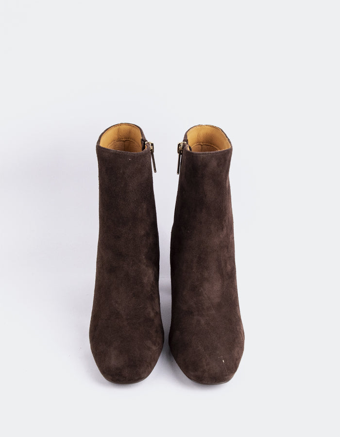 L'INTERVALLE Sarchi Bottines pour femmes Chocolat Suède