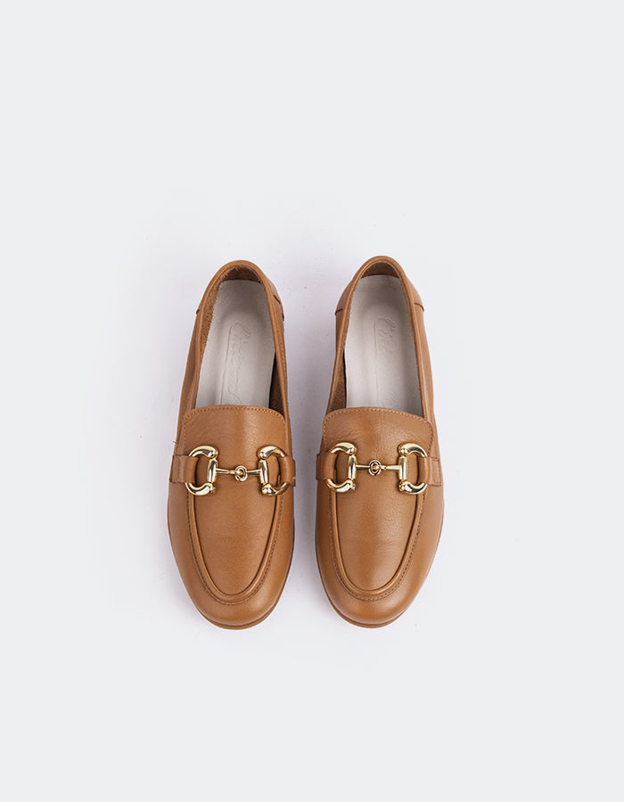 L'INTERVALLE Sardana Women's Shoe Loafer Tan Leather