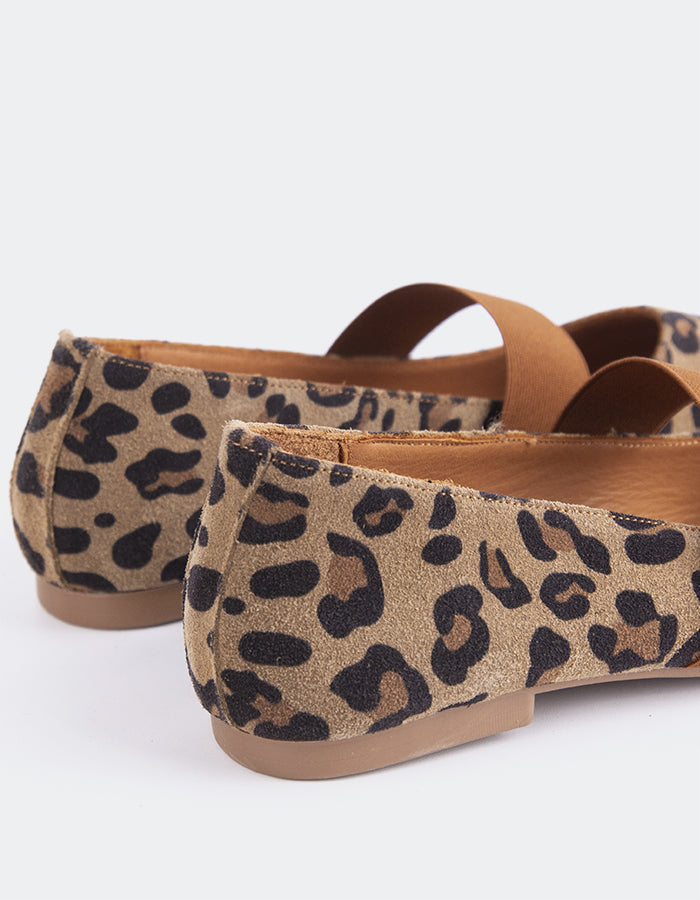 L'INTERVALLE Seraphina Women's Ballet Shoe Leopard Leather