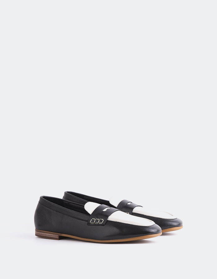 L'INTERVALLE Skye Women's Loafer Black Ice Leather