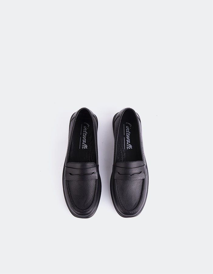 Sperry Noir Cuir