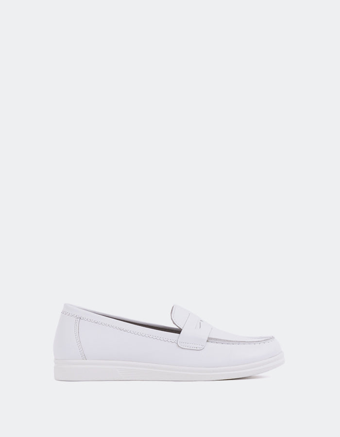 Sperry White Leather