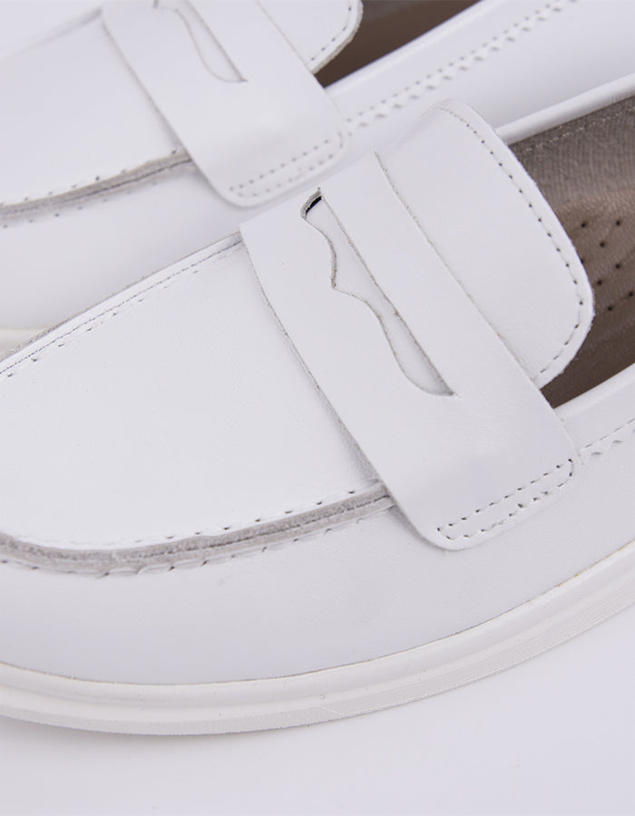 Sperry White Leather
