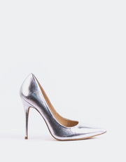 Teeva Silver Leather - Silver / 38 / Leather