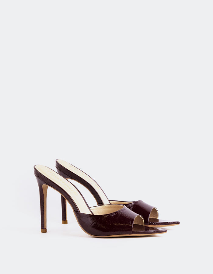 L'INTERVALLE Thelma Femmes Mule Sandales Brun Naplack