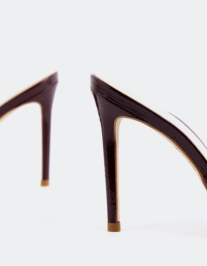 L'INTERVALLE Thelma Femmes Mule Sandales Brun Naplack

