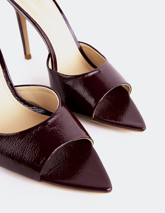 L'INTERVALLE Thelma Femmes Mule Sandales Brun Naplack

