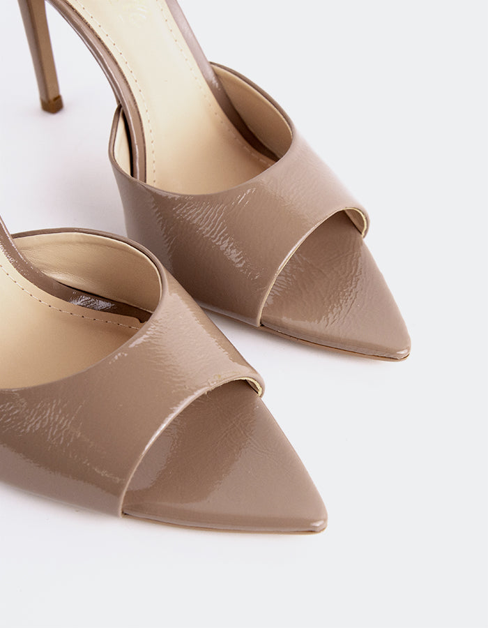 
L'INTERVALLE Thelma Femmes Mule Sandales Amande Naplack