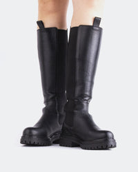 Store L'intervalle - Yaris Boots, schwarz, Lackleder, Gr. 38, Neuwertig, Wanderstyle