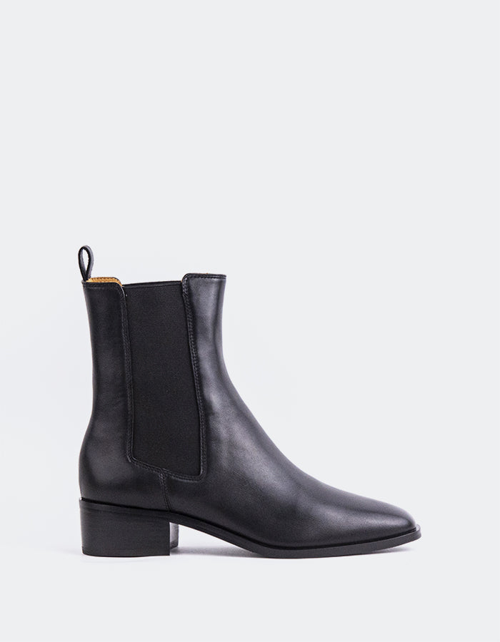 SHELLY SHEN Bottines Chelsea pour femmes Upala Noir