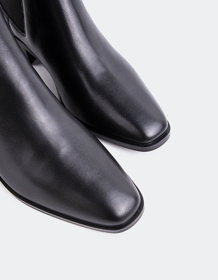 SHELLY SHEN Bottines Chelsea pour femmes Upala Noir