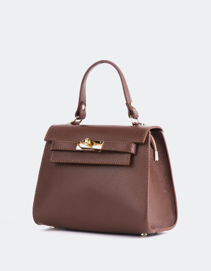 L'INTERVALLE Vance Women's Handbag Brown Leather